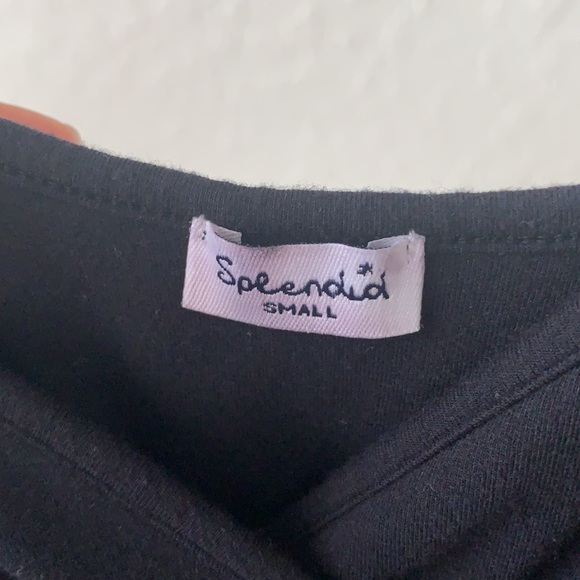 Splendid Black Spaghetti Strap Dress - Picture 4 of 4